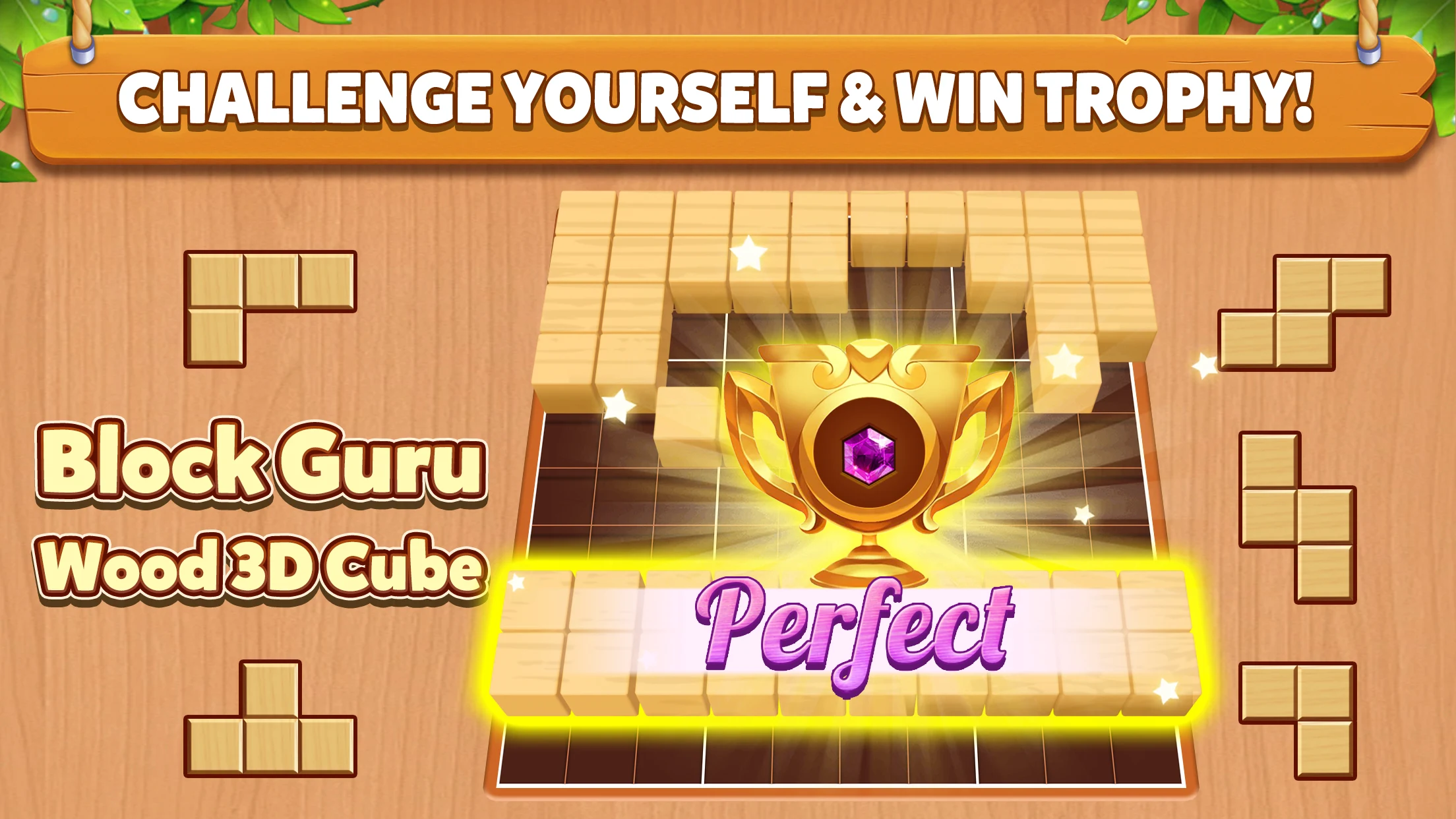 Block Guru - Wood 3D Cube screenshot